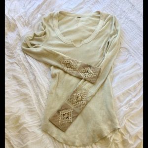 Free people long sleeved top